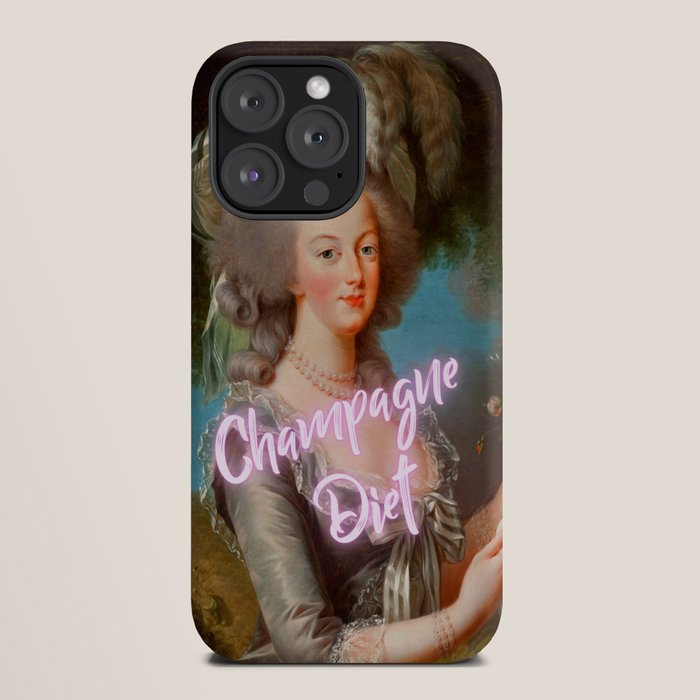 Champagne Diet' Marie Antoinette  iPhone Case