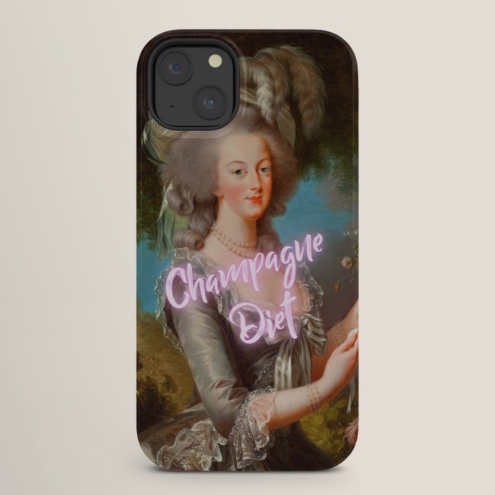 Champagne Diet' Marie Antoinette  iPhone Case
