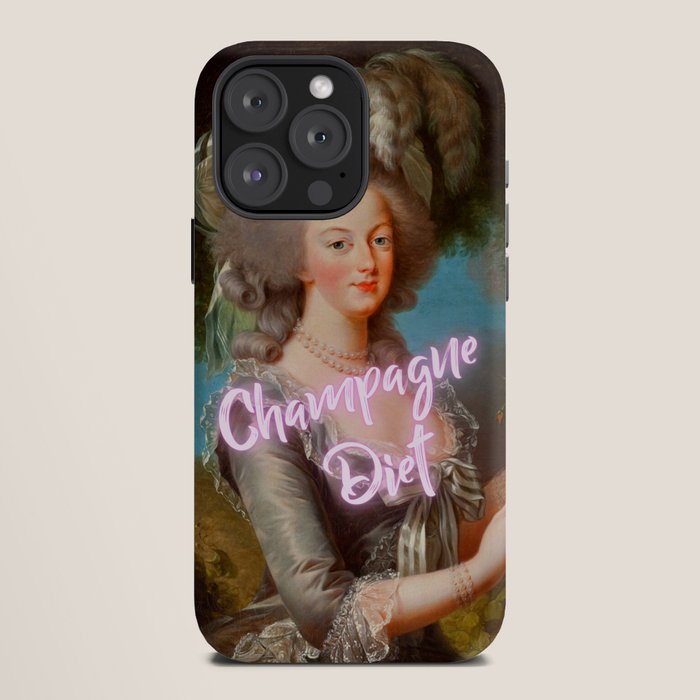 Champagne Diet' Marie Antoinette  iPhone Case