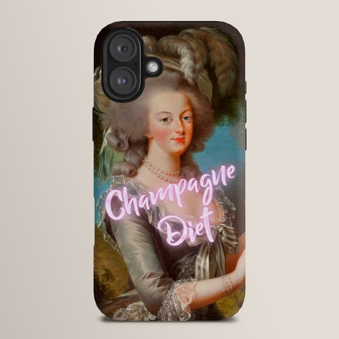 Champagne Diet' Marie Antoinette  iPhone Case