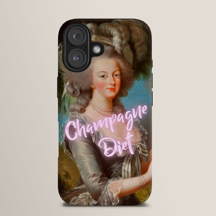 Champagne Diet' Marie Antoinette  iPhone Case