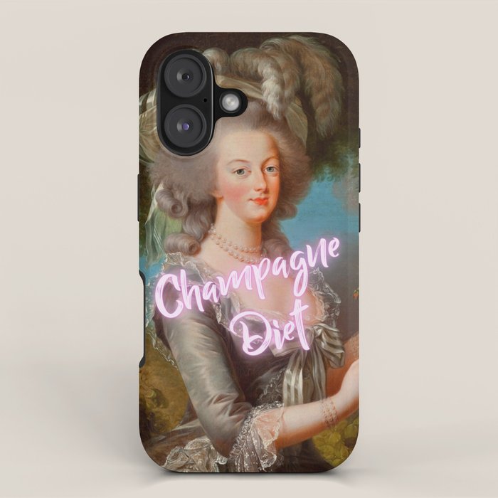 Champagne Diet' Marie Antoinette  iPhone Case