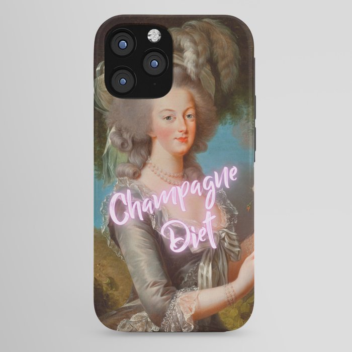 Champagne Diet' Marie Antoinette  iPhone Case