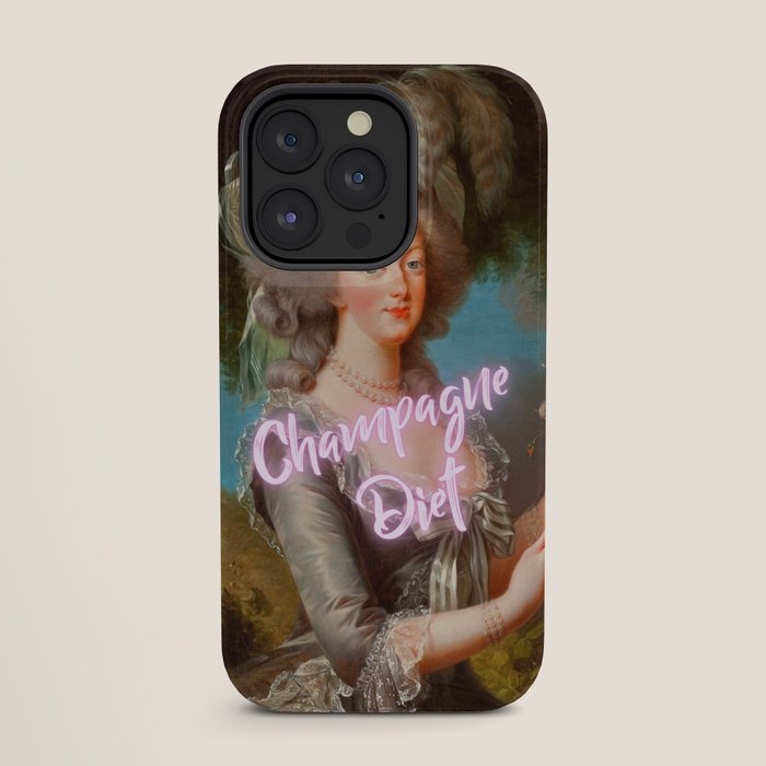 Champagne Diet' Marie Antoinette  iPhone Case