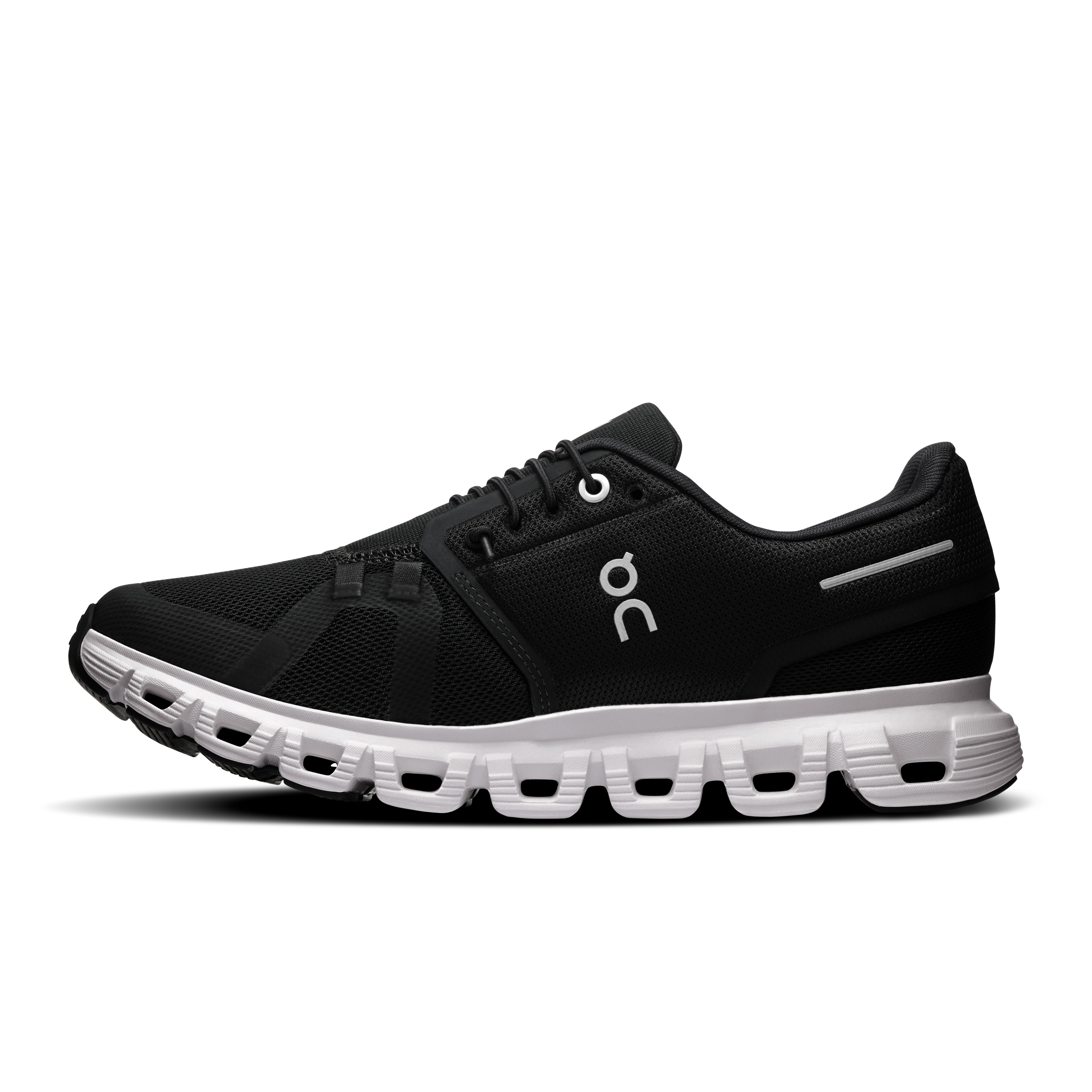On Running Women's Cloud 6 Wide Shoes - Black / White