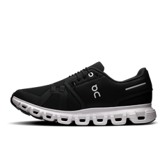 On Running Women's Cloud 6 Wide Shoes - Black / White