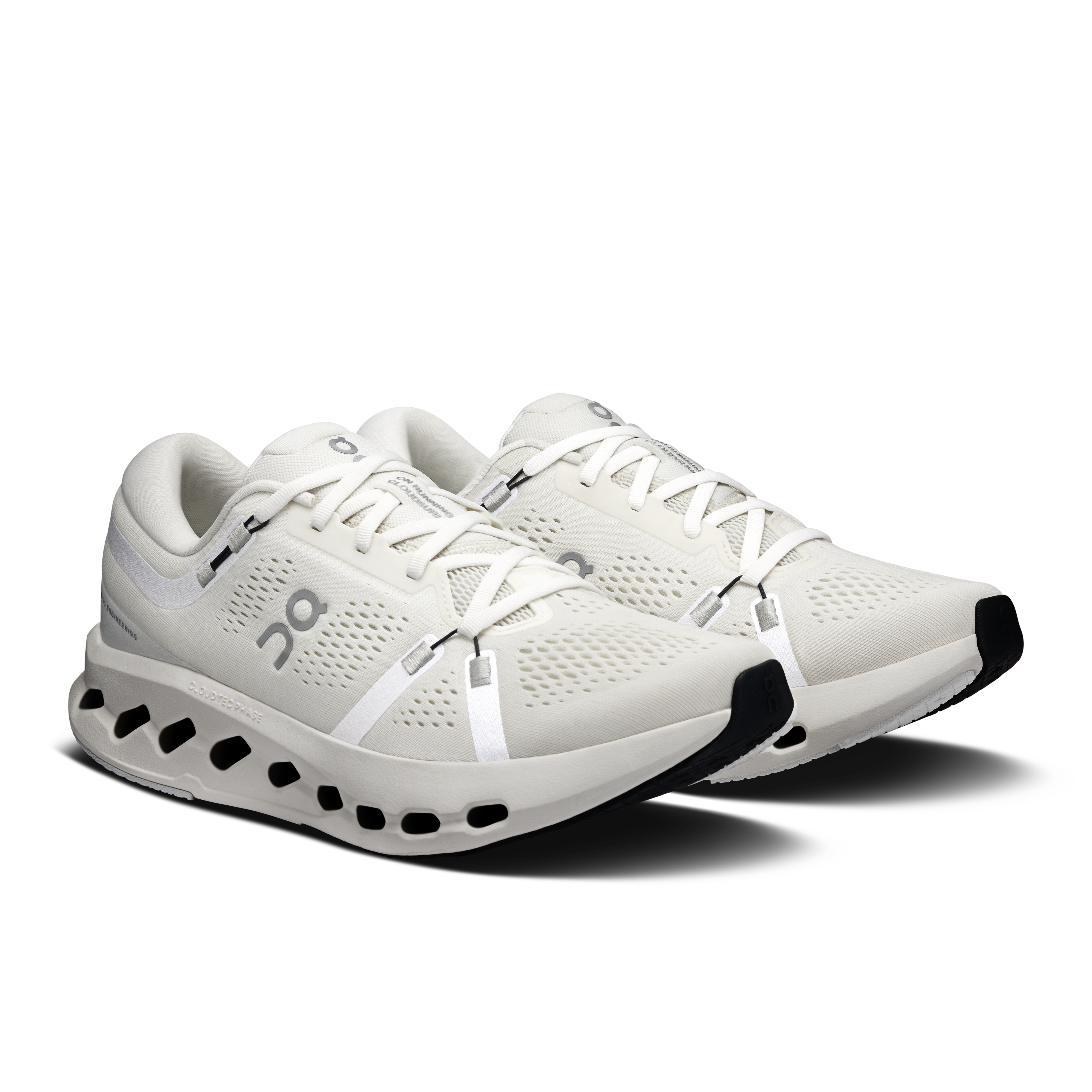 On Running Men's Cloudsurfer 2 Wide Shoes - Ivory / Ivory