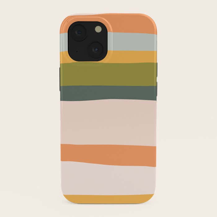 "Dreamy Stripes" Colorful & Fun Children's Stripe Pattern iPhone Case