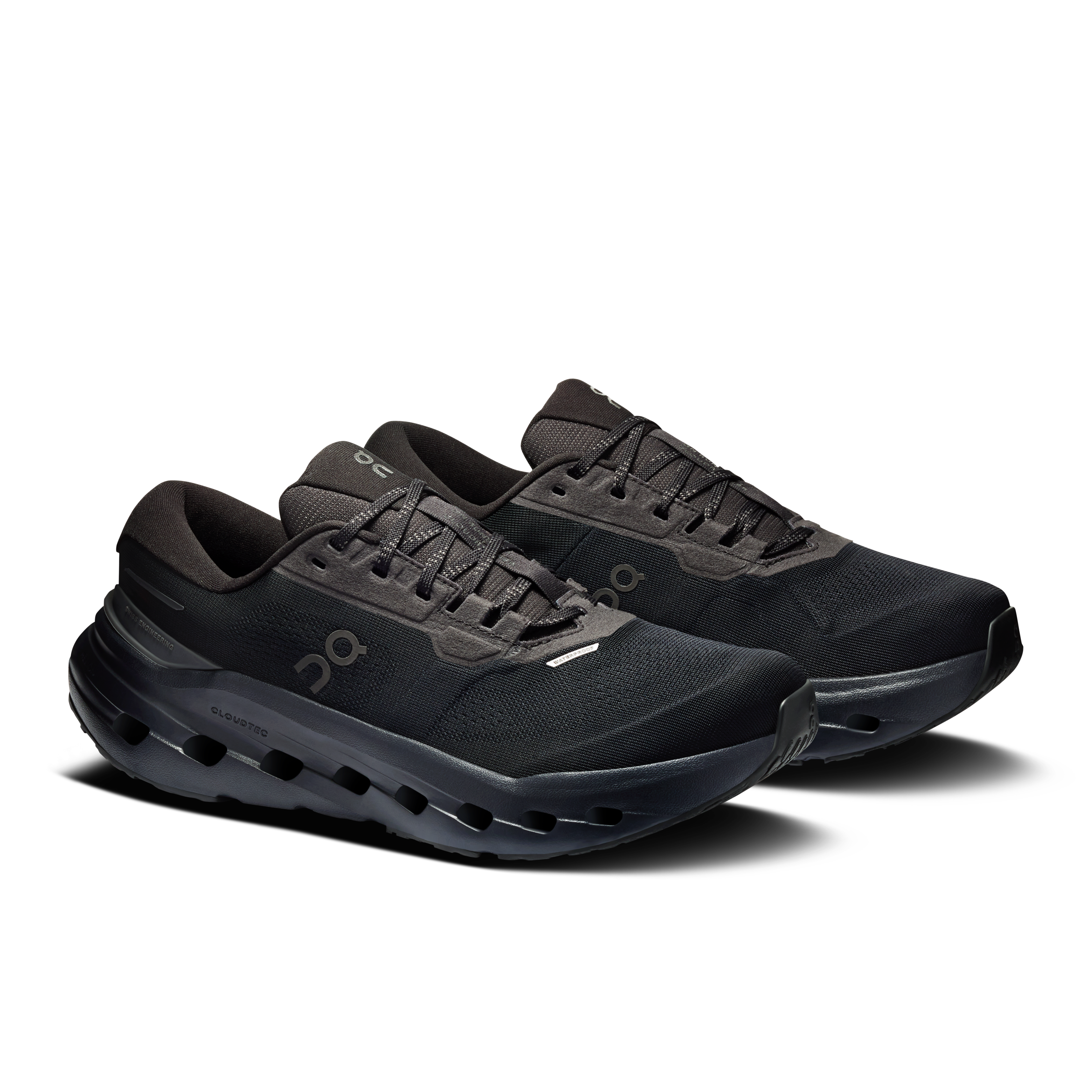 On Running Women's Cloudrunner 3 Waterproof Shoes - Black / Black
