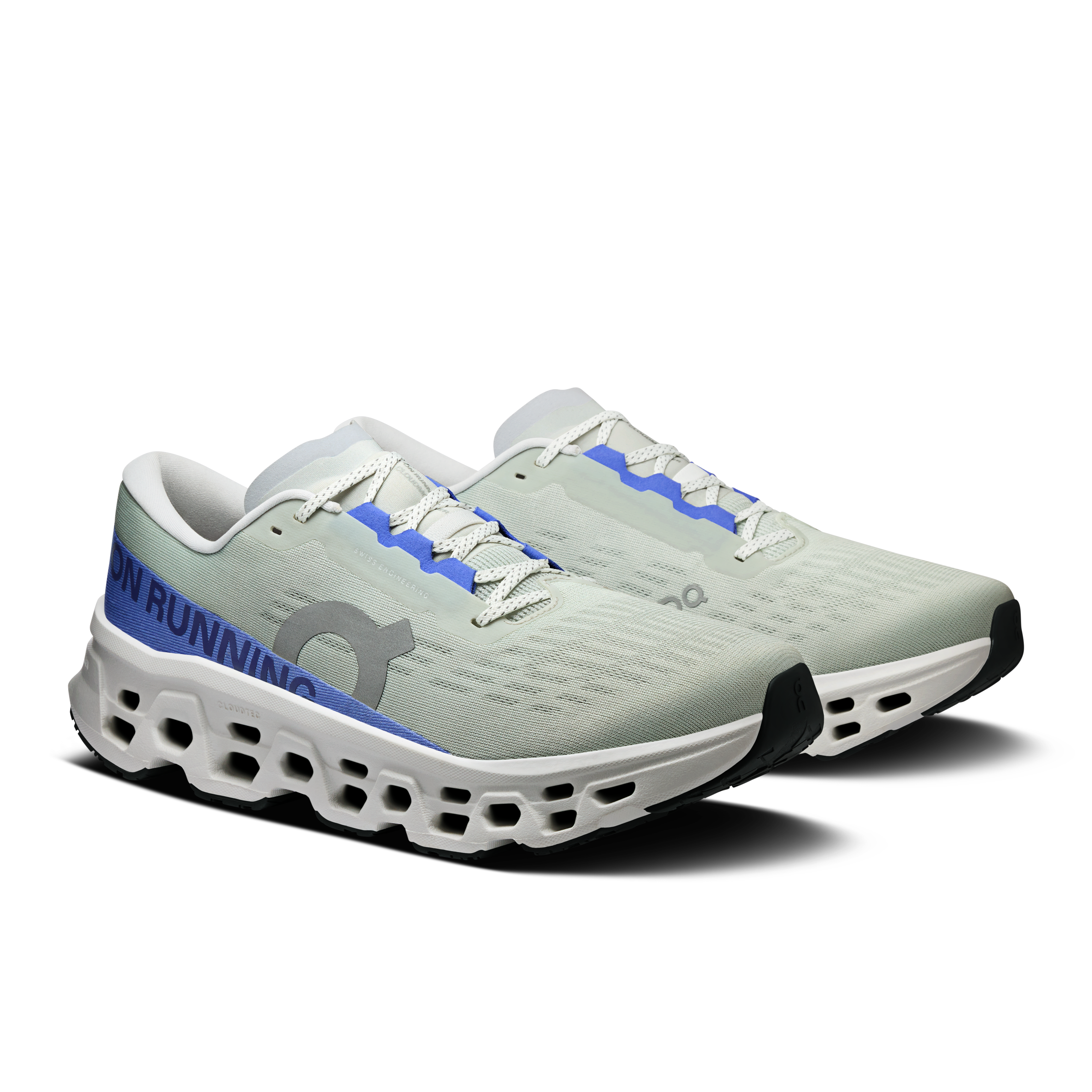 On Running Men's Cloudmonster 3 Shoes - Iceberg / Ivory