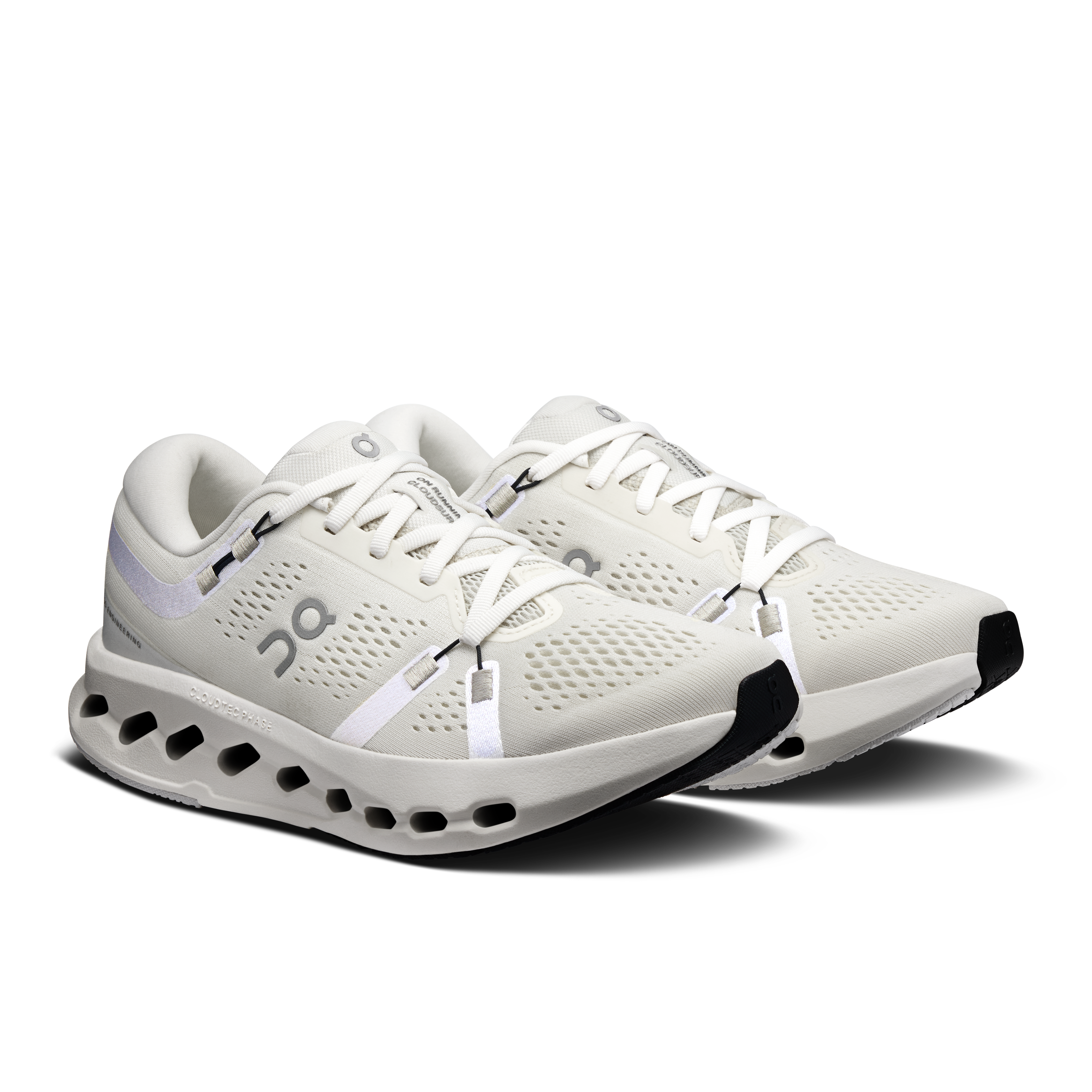 On Running Women's Cloudsurfer 2 Wide Shoes - Ivory / Ivory