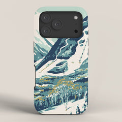 2021 Ski Stowe Vermont Vintage Poster  iPhone Case