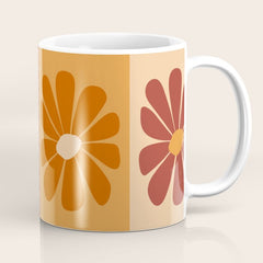 70's Daisy Bloom  Coffee Mug