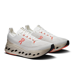 On Running Women's Cloudsurfer Max Shoes - Ivory / Salmon