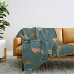 A Field Of Flowers Bloom Throw Blanket