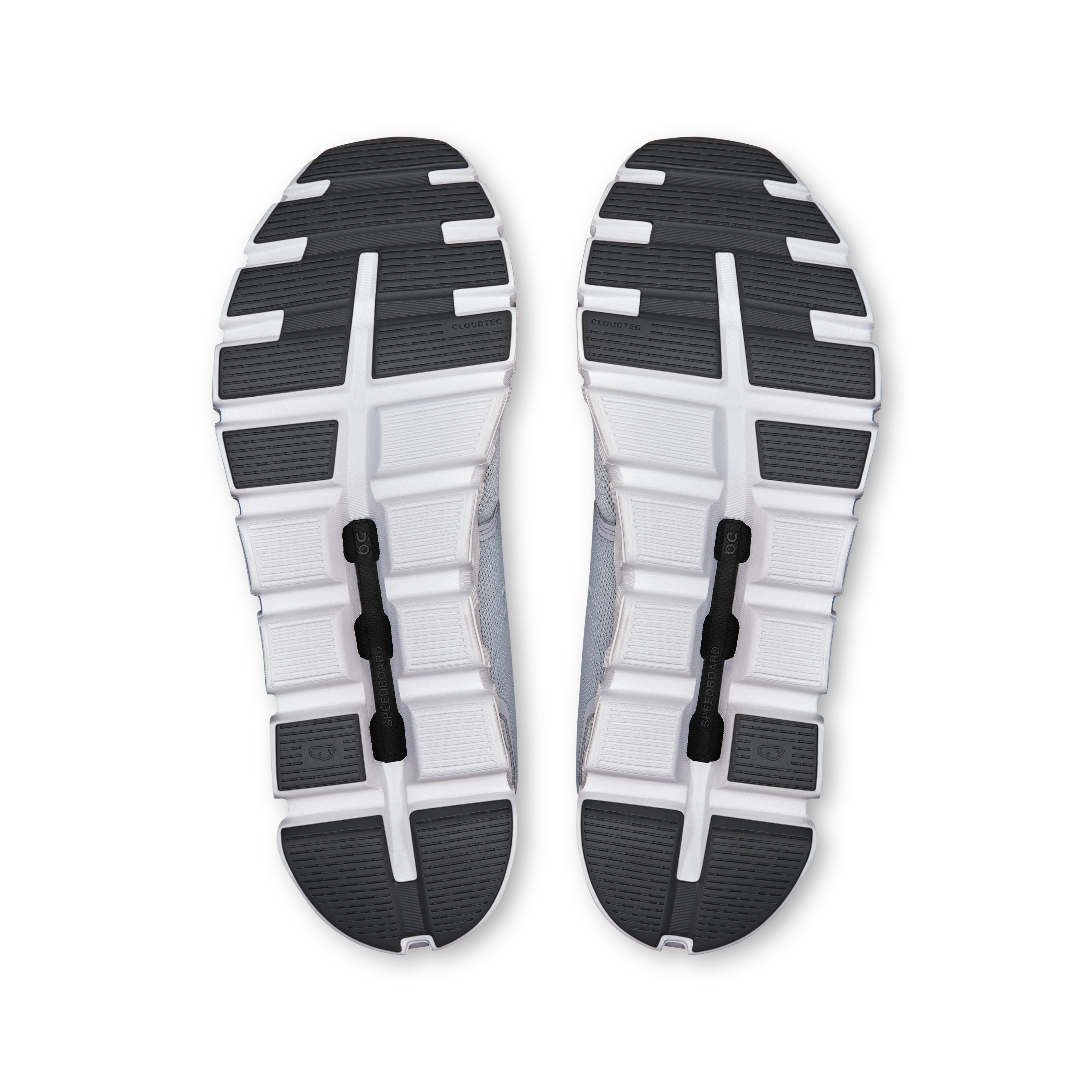 On Running Men's Cloud 6 Wide Shoes - Glacier / White
