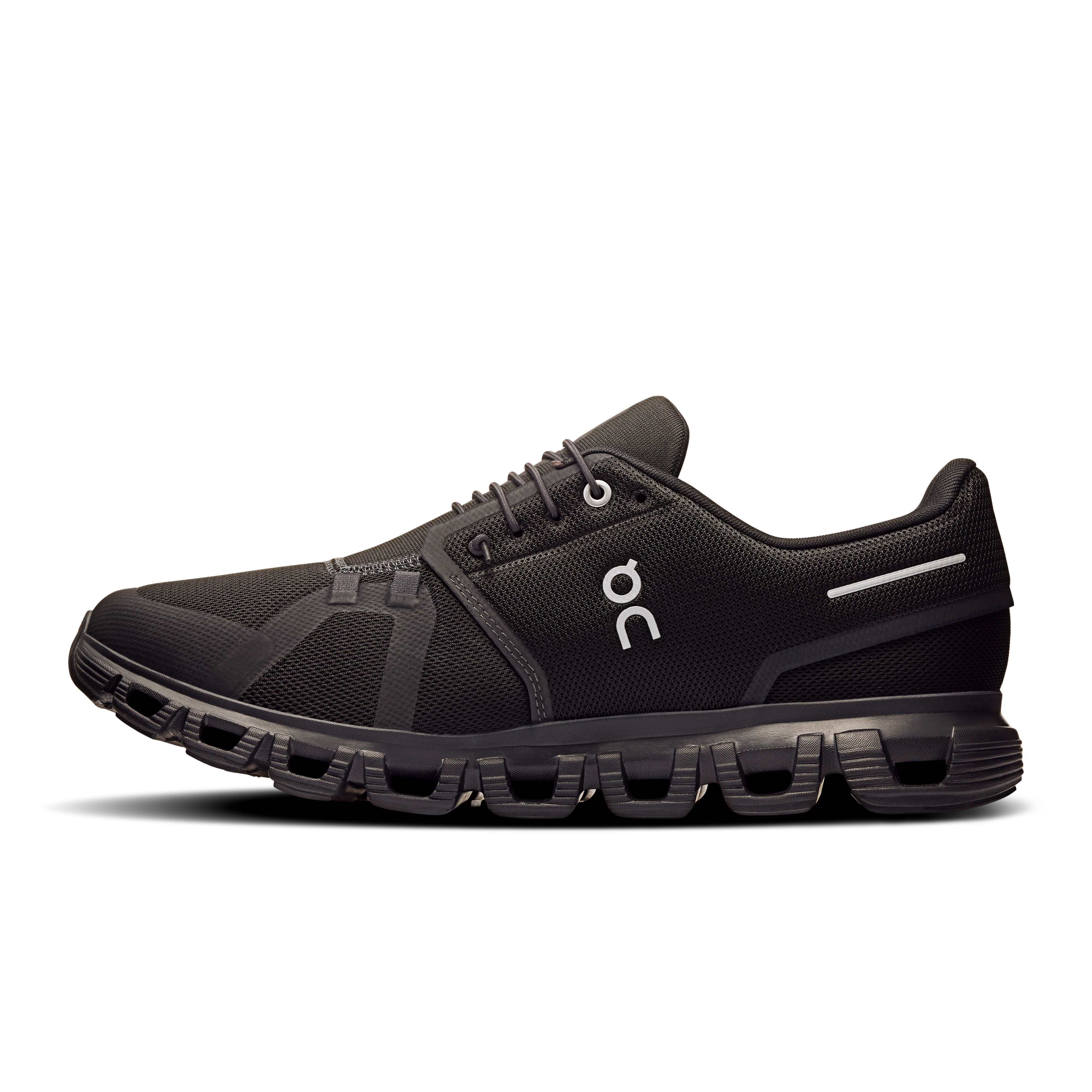 On Running Men's Cloud 6 Wide Shoes - Black / Black