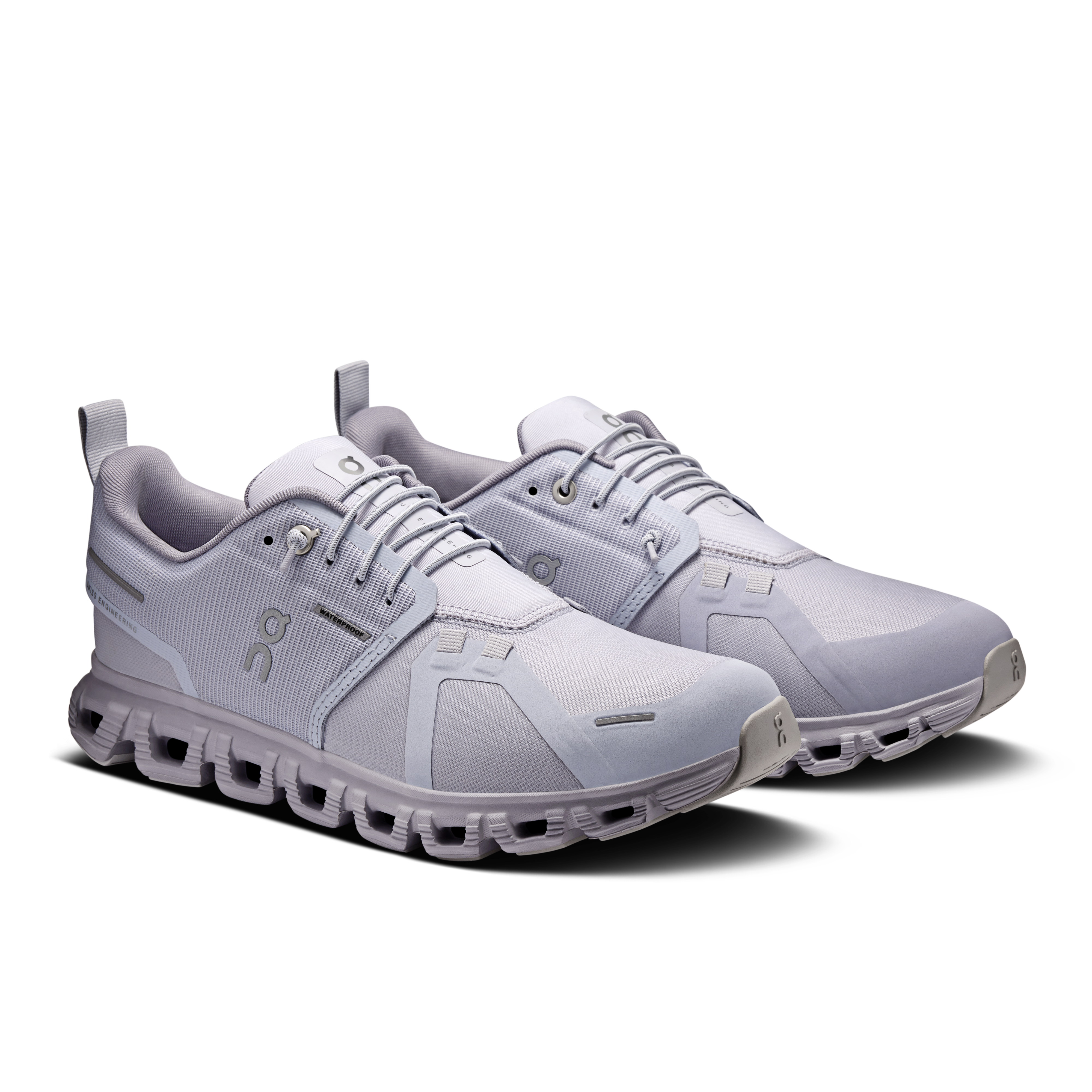 On Running Women's Cloud 6 Waterproof Shoes - Nimbus / Lilac