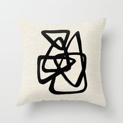 A Family Of Five Throw Pillow