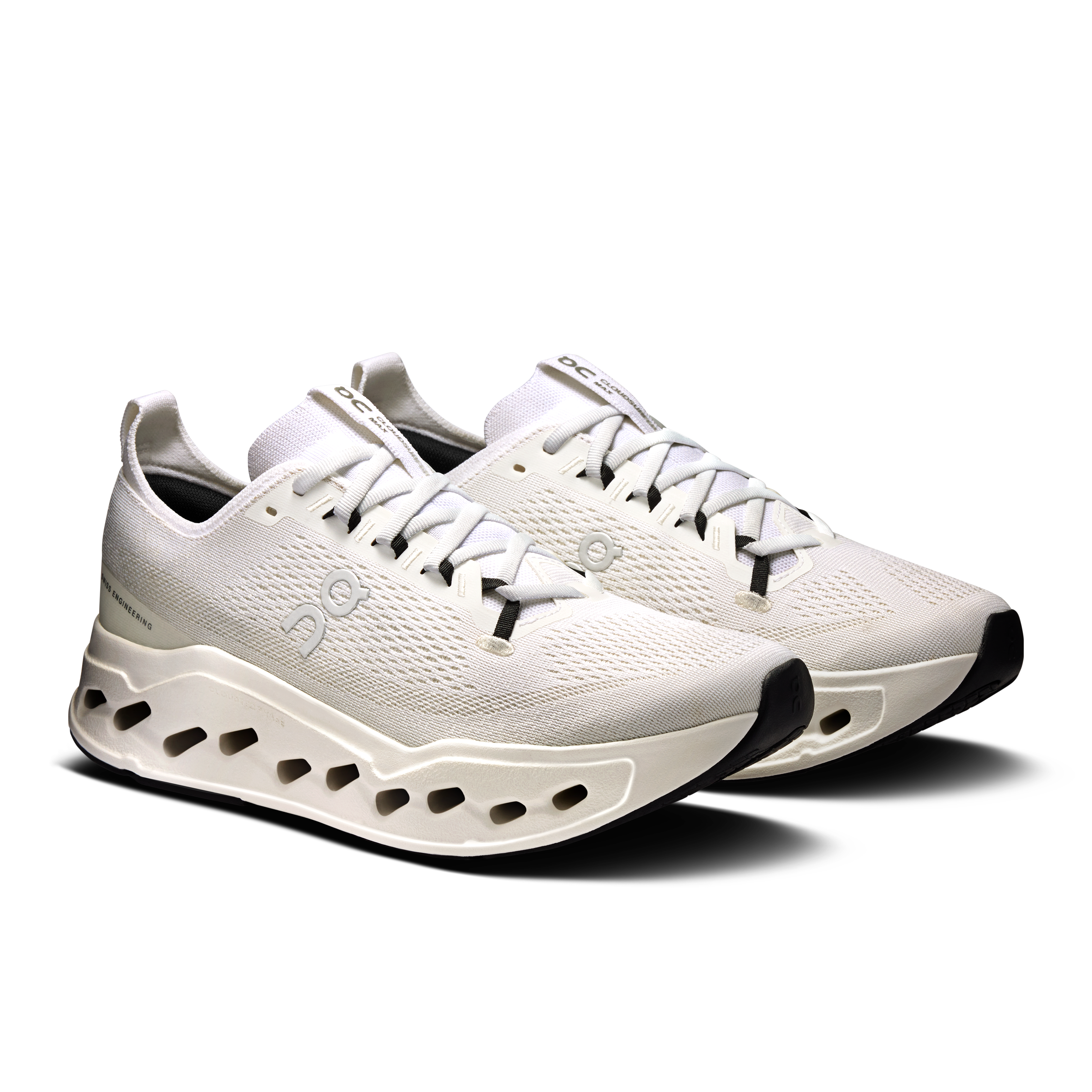 On Running Men's Cloudsurfer Max Shoes - White / White