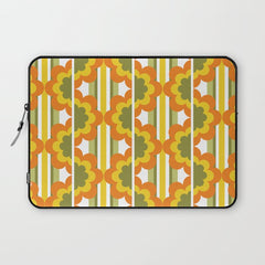 70's Summer' Orange Yellow Green Laptop Sleeve