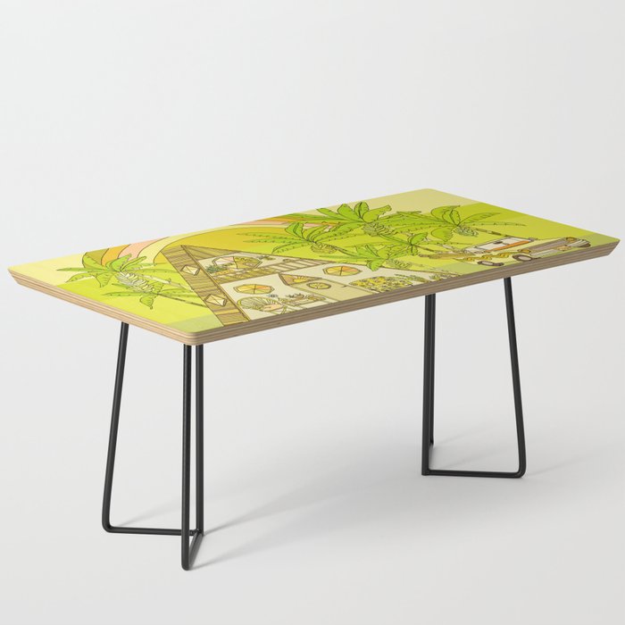 a frame simple living // banana pancakes // retro surf art by surfy birdy Coffee Table