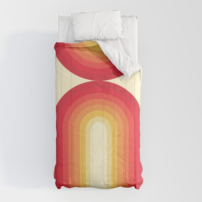 70s Retro Sun Comforter