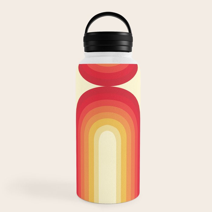 70s Retro Sun Water Bottle