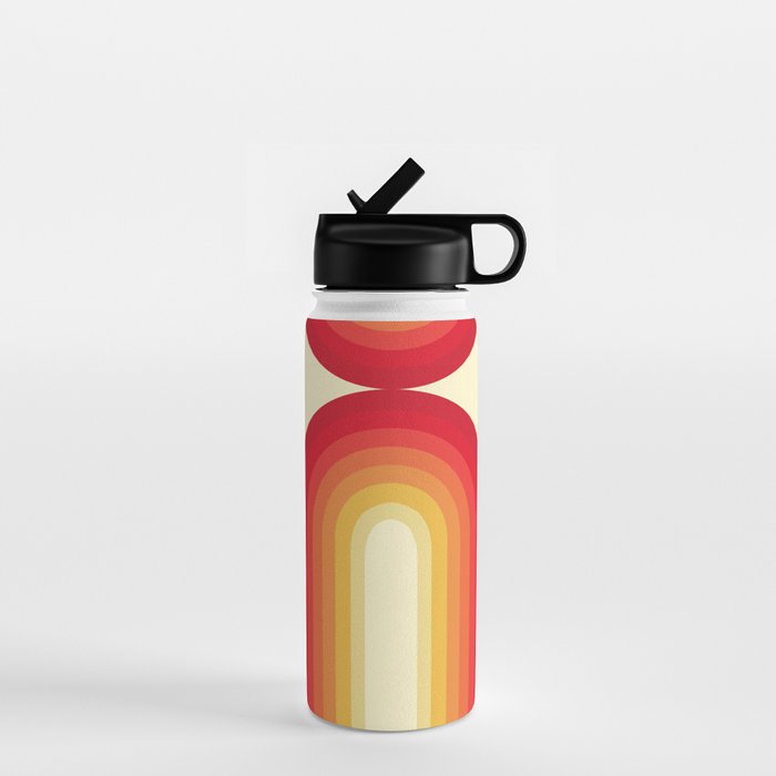 70s Retro Sun Water Bottle