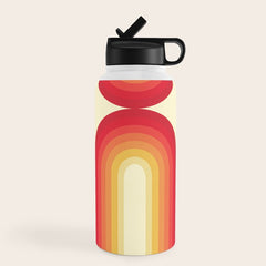 70s Retro Sun Water Bottle