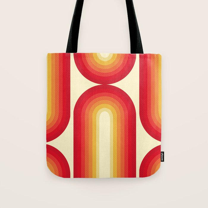 70s Retro Sun Tote Bag