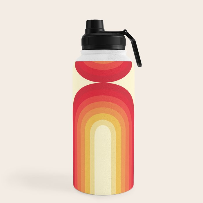 70s Retro Sun Water Bottle