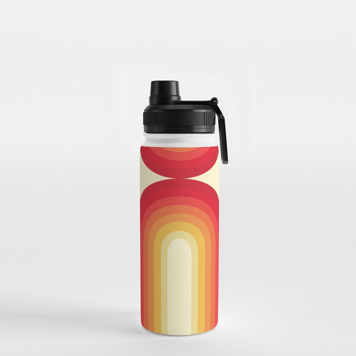 70s Retro Sun Water Bottle
