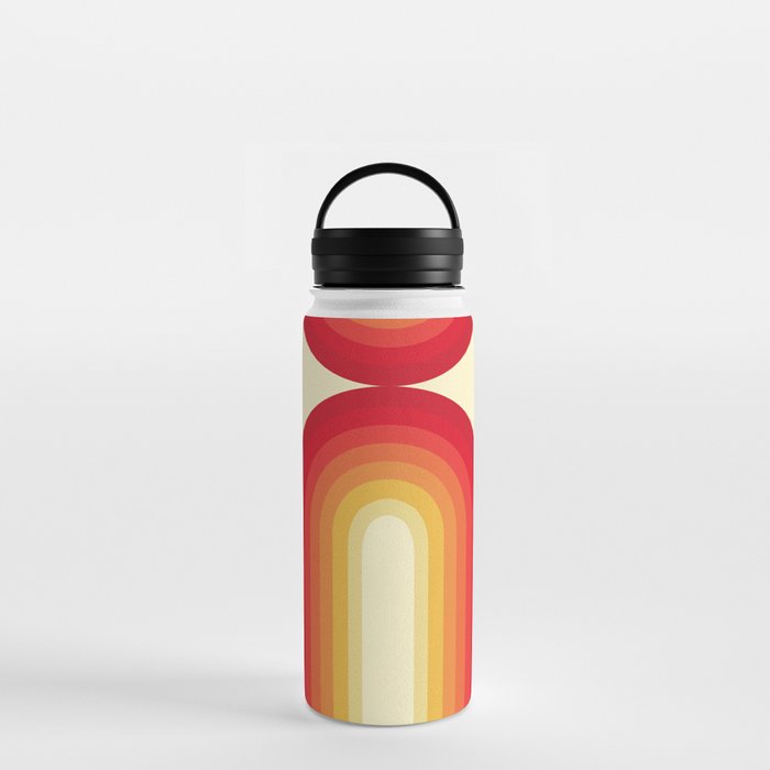 70s Retro Sun Water Bottle