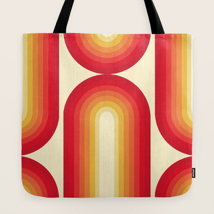70s Retro Sun Tote Bag