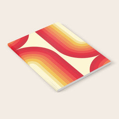 70s Retro Sun Notebook