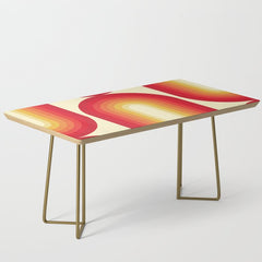 70s Retro Sun Coffee Table