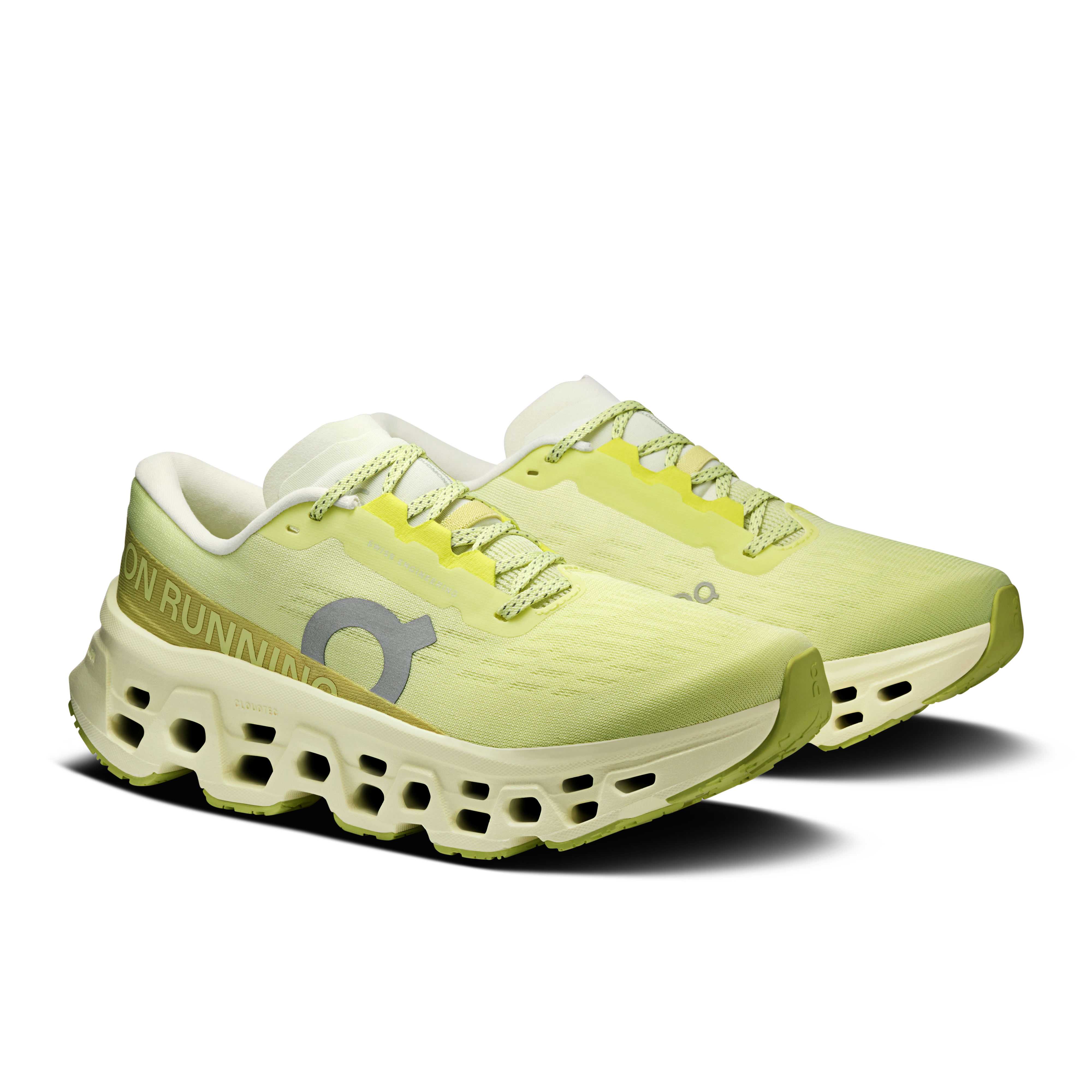 On Running Women's Cloudmonster 3 Shoes - Limelight / Seedling