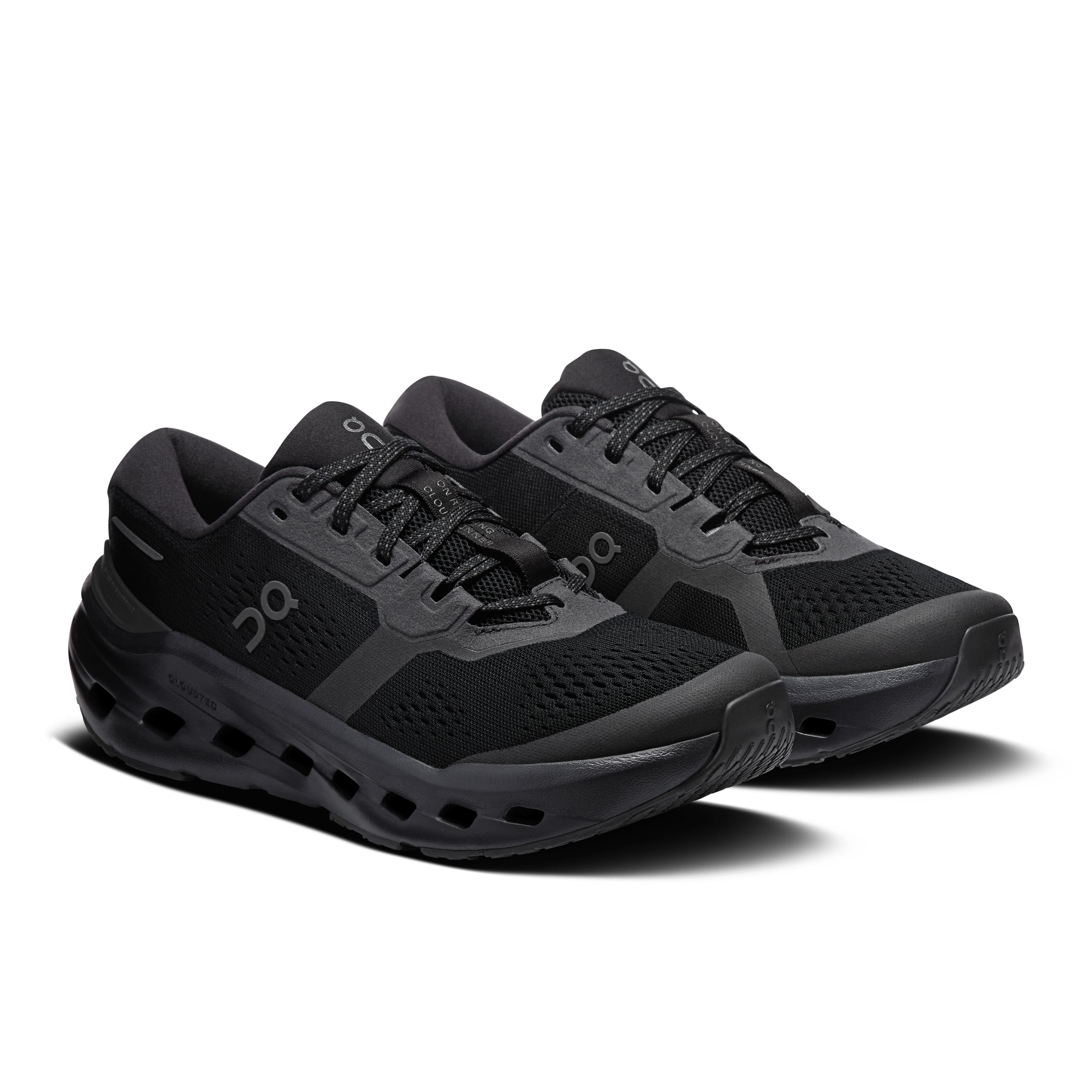 On Running Women's Cloudrunner 3 Shoes - Black / Black
