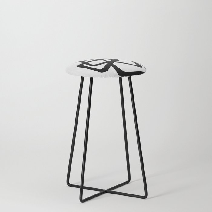 A Family Of Five White Background Stool