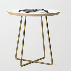 A Family Of Five White Background Side Table