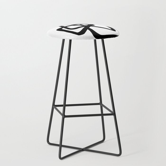 A Family Of Five White Background Stool