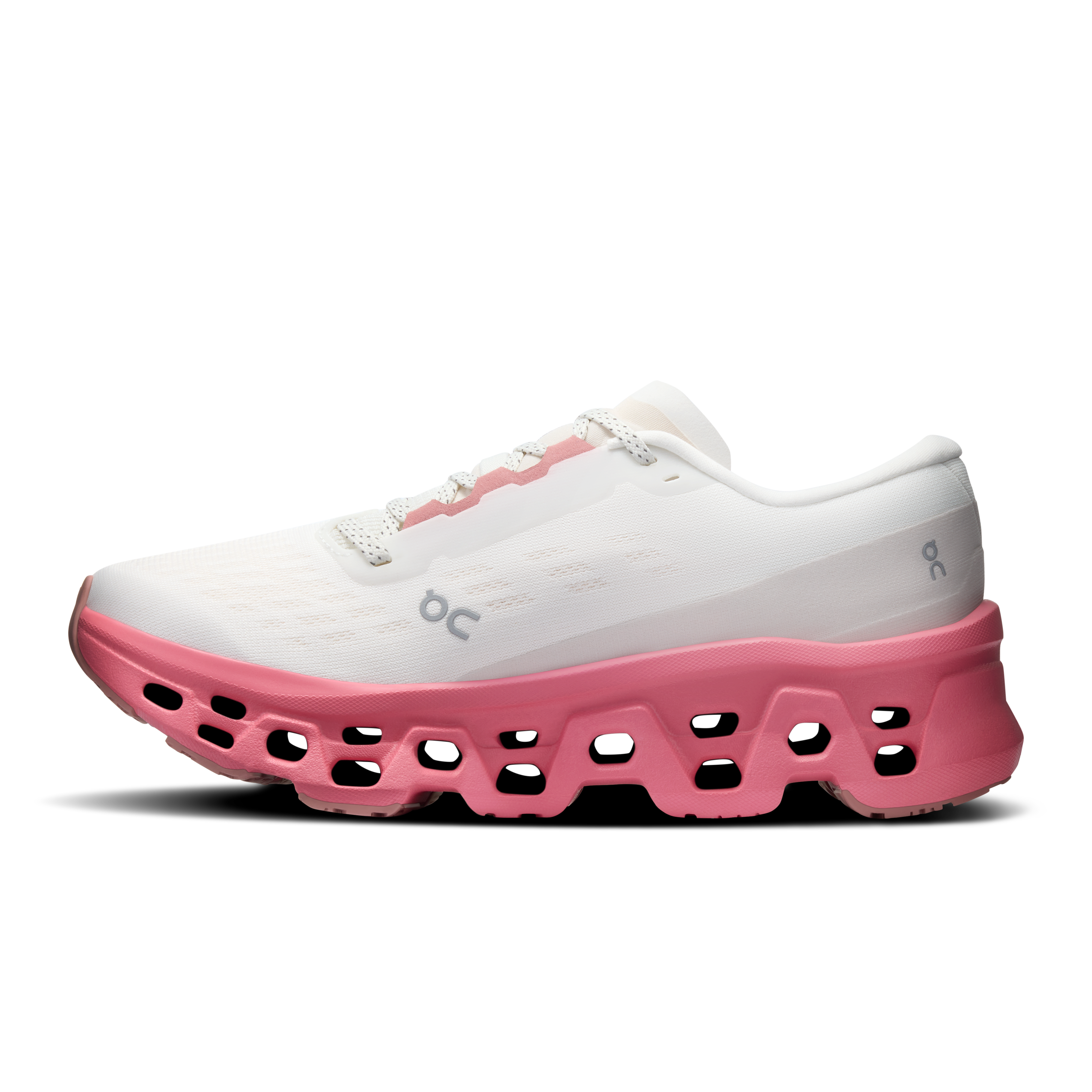 On Running Women's Cloudmonster 3 Shoes - Ivory / Camellia