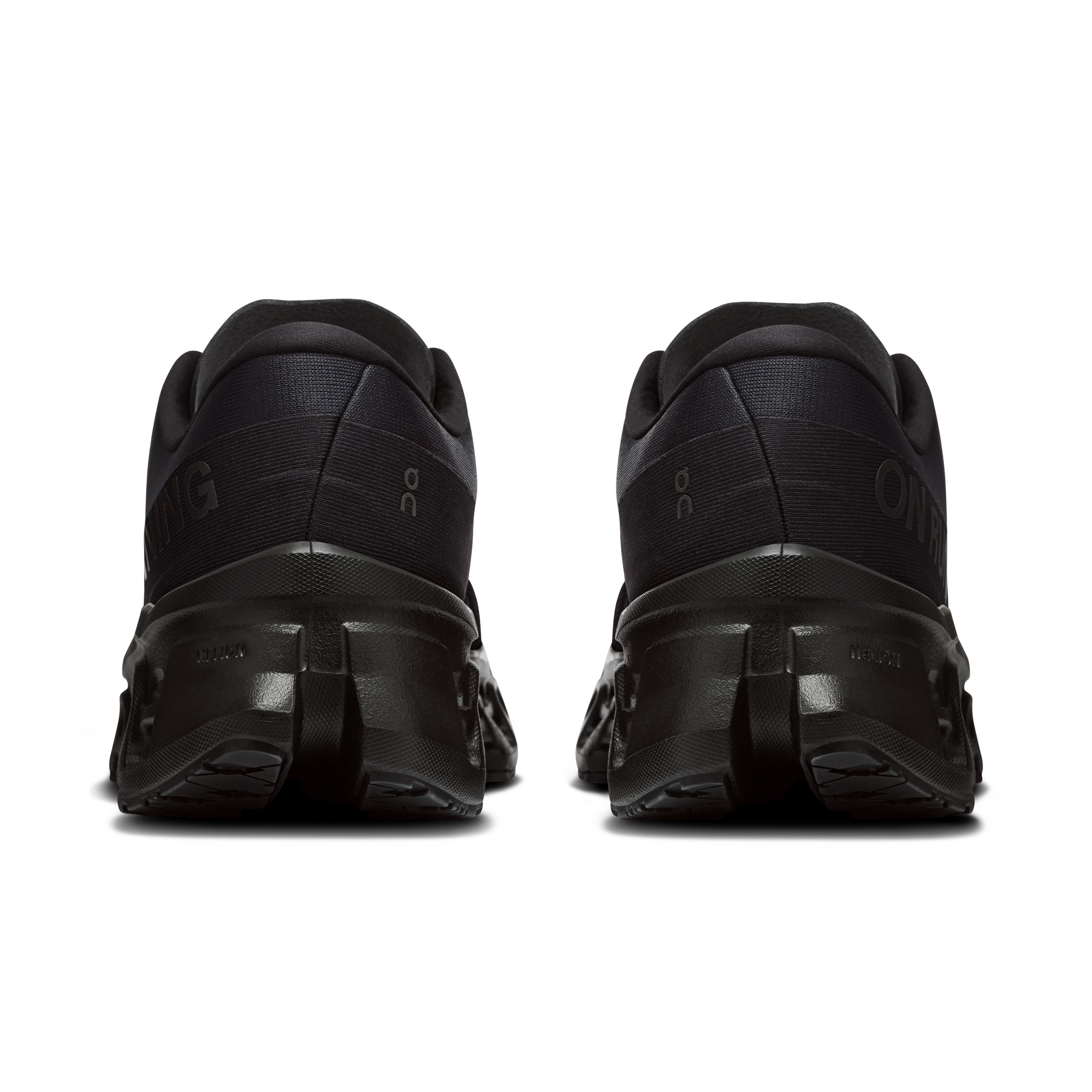 On Running Men's Cloudmonster 3 Wide Shoes - Black / Black