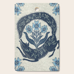 A Fox Chasing Its Tail Cutting Board