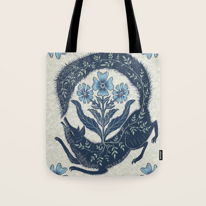A Fox Chasing Its Tail Tote Bag