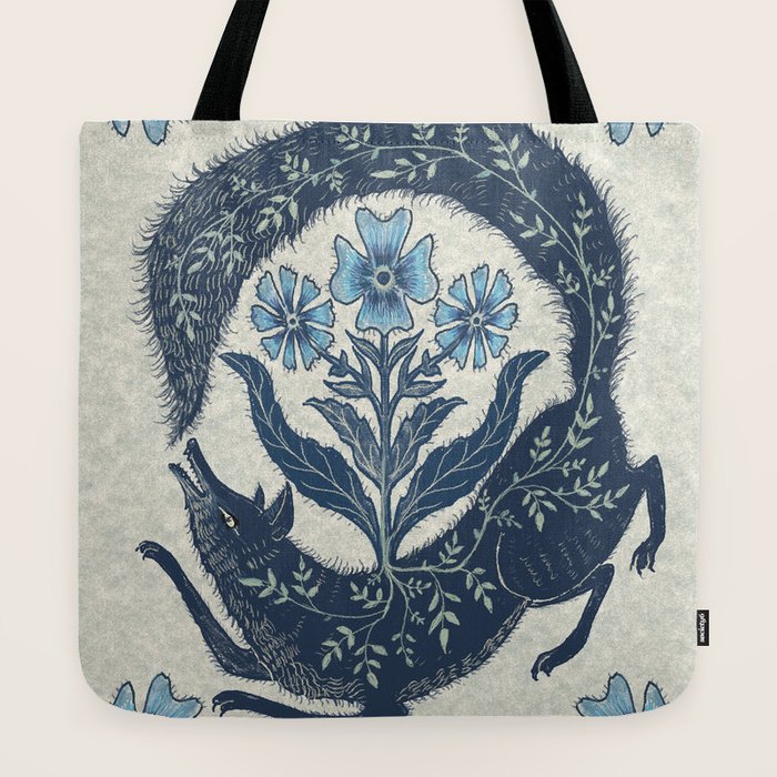 A Fox Chasing Its Tail Tote Bag