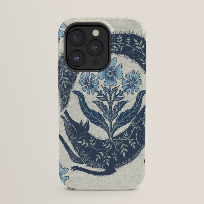 A Fox Chasing Its Tail iPhone Case