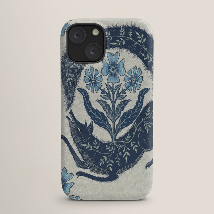 A Fox Chasing Its Tail iPhone Case