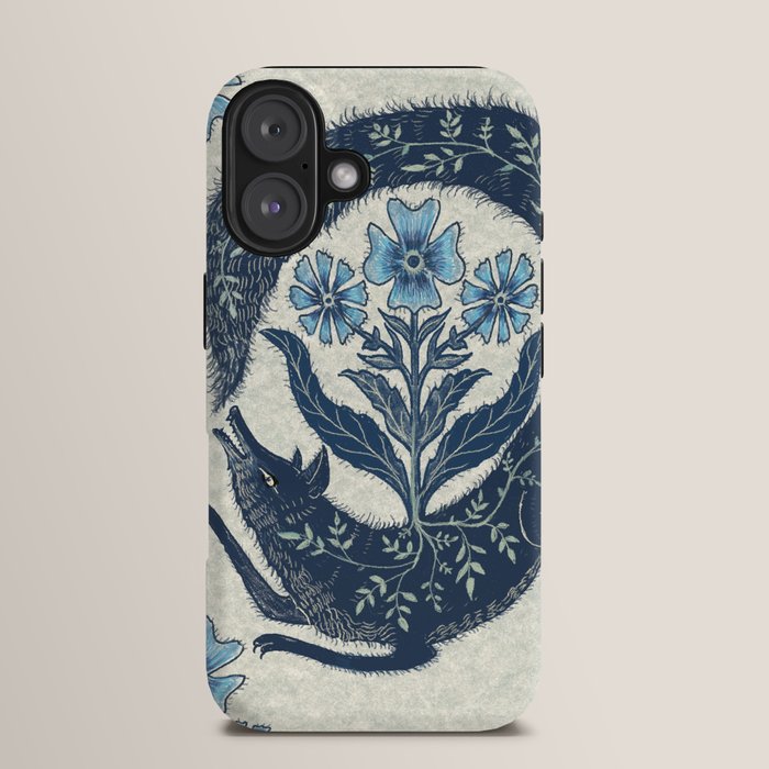 A Fox Chasing Its Tail iPhone Case